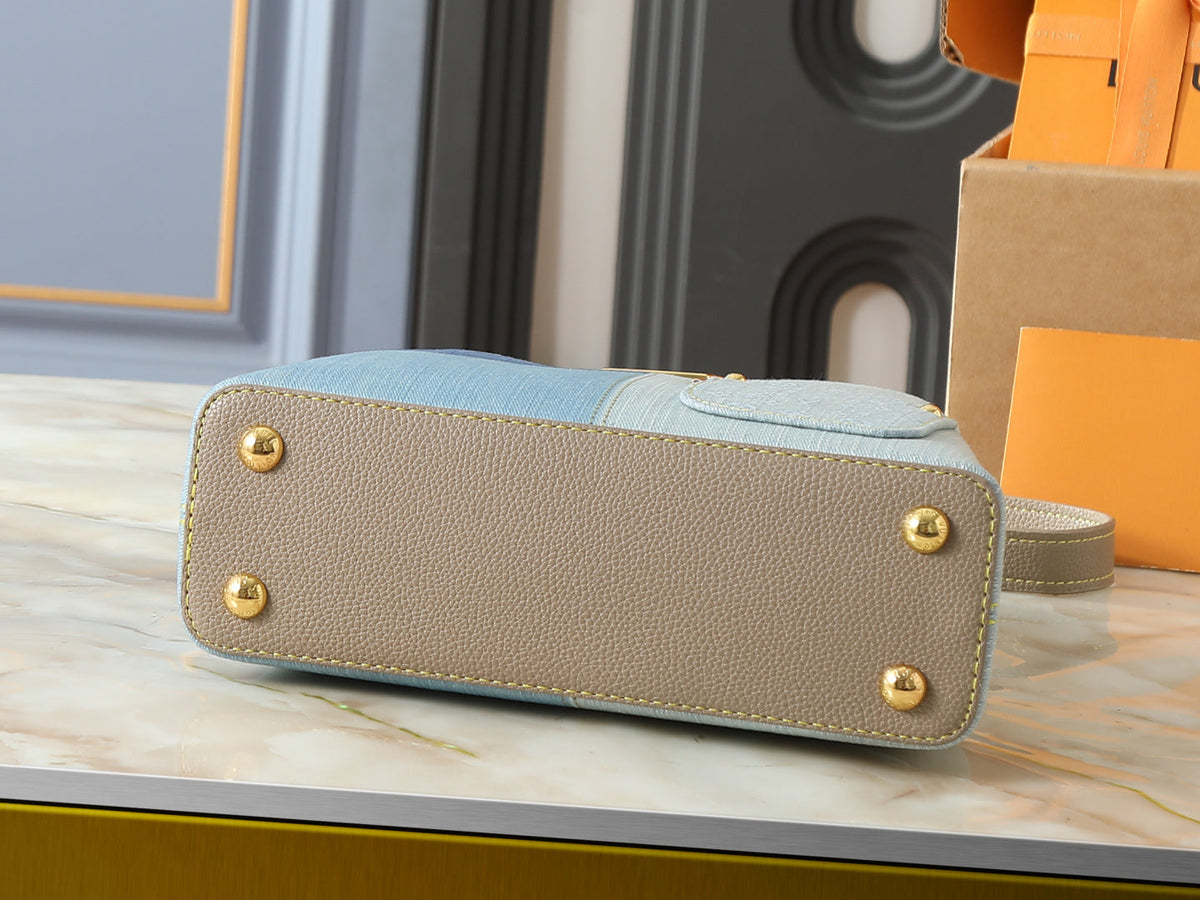 Denim Capucines Handbag
