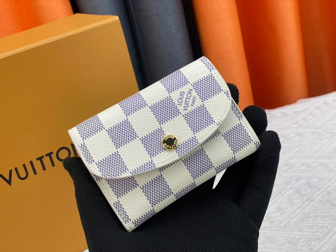 Monogram Canvas & Leather Rosalie Coin Purse for Women