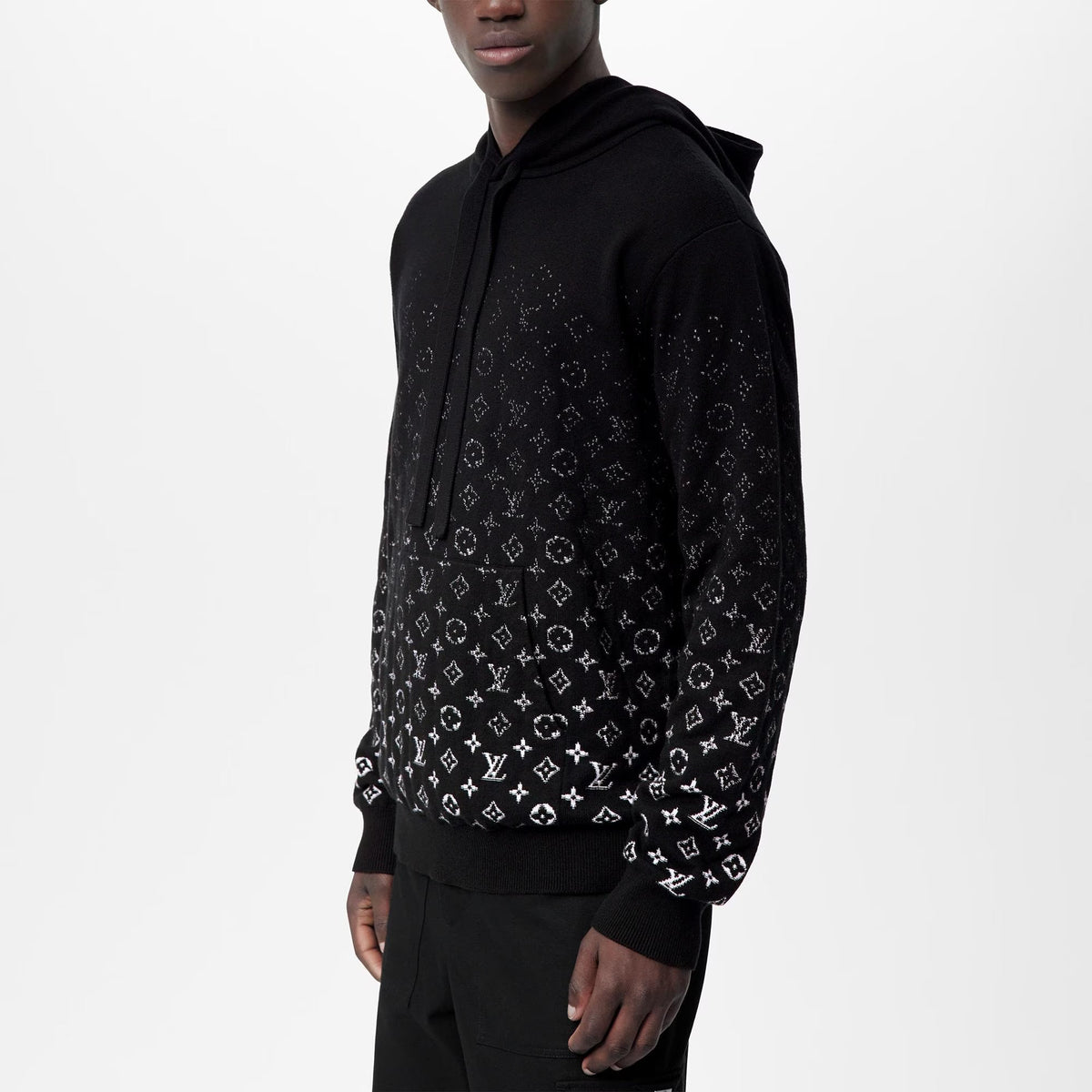 lv monogram gradient hoodie