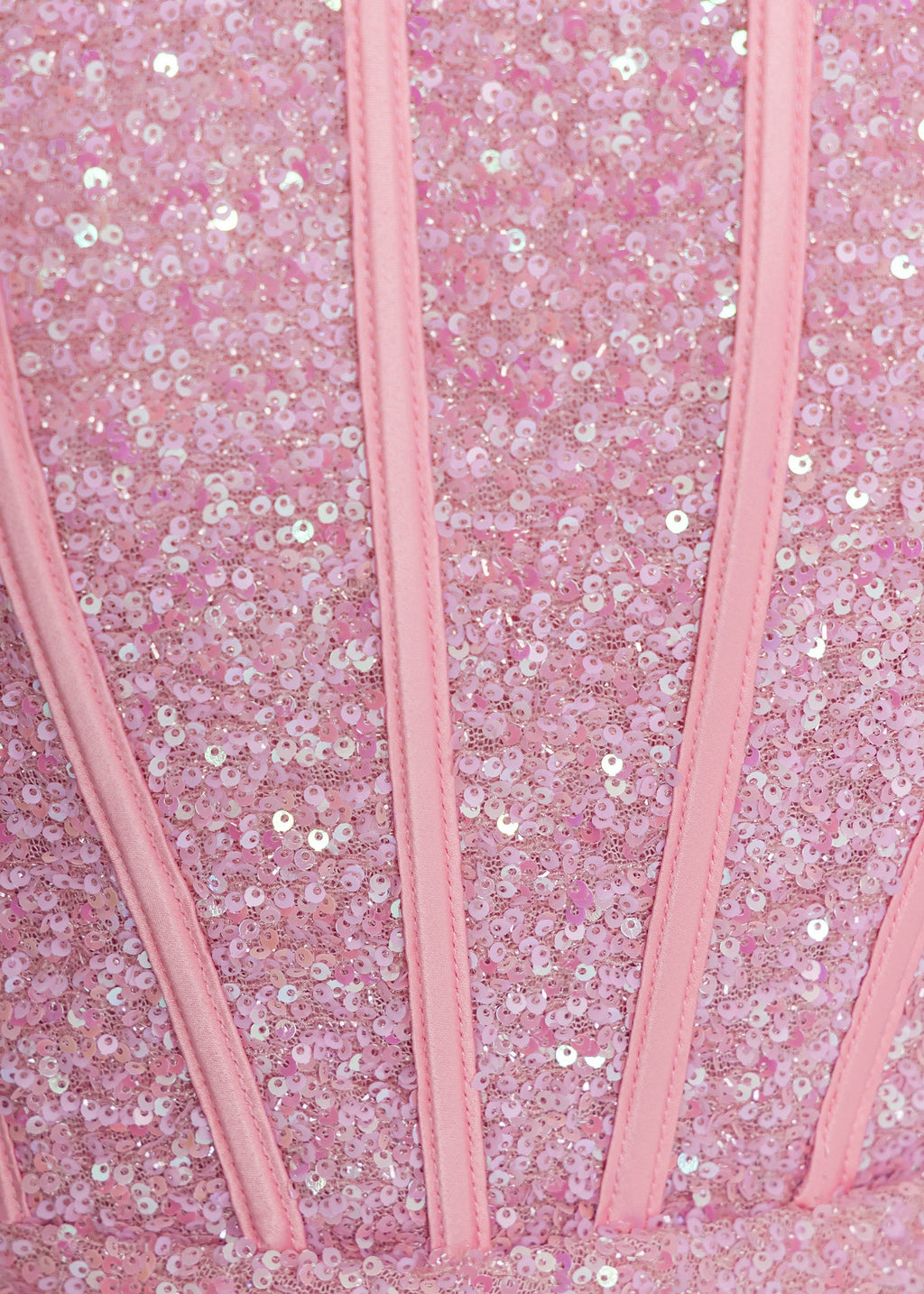 Endless Serenade Sequin Drape Mini Dress - Pink