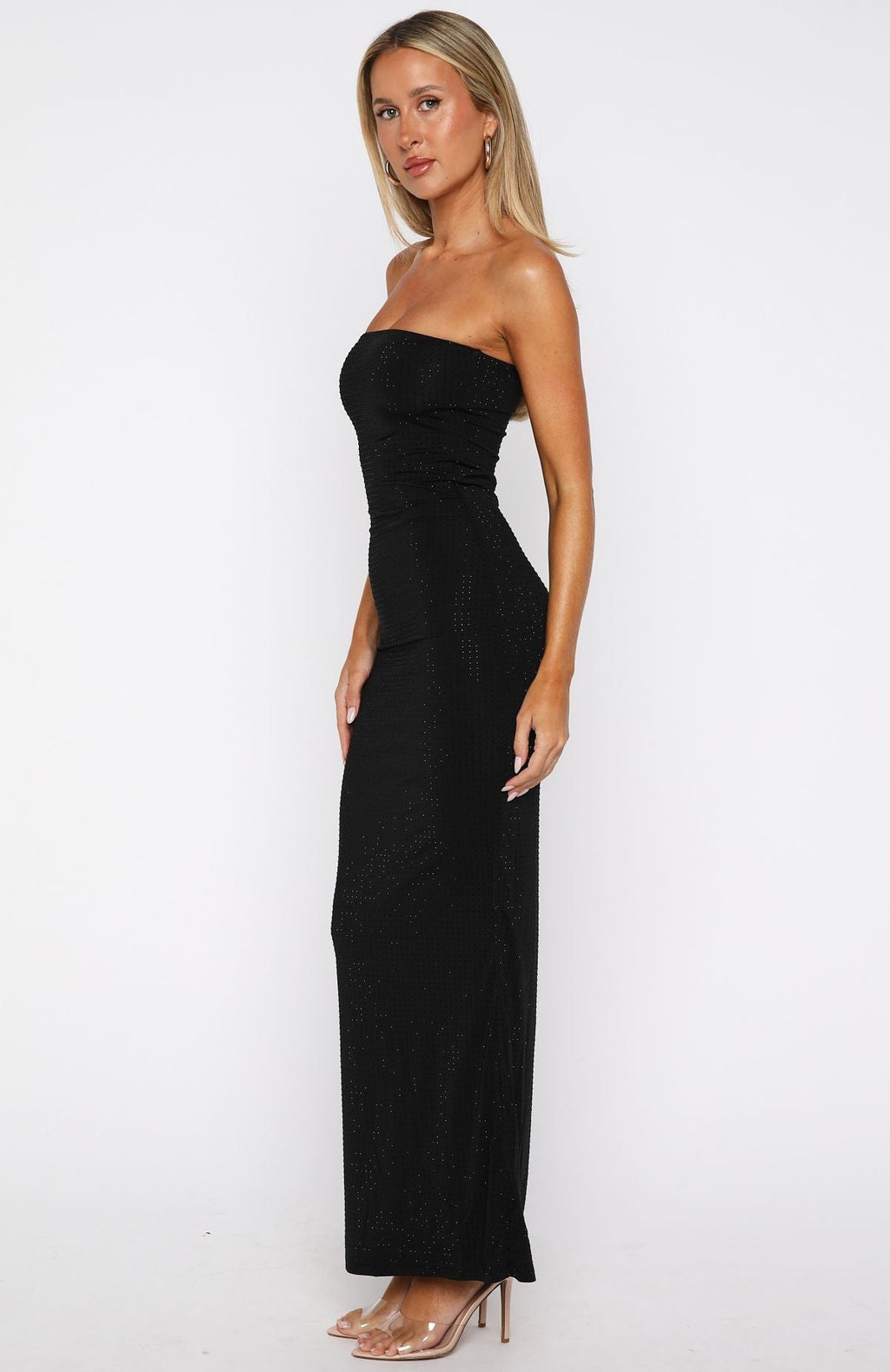 Platinum Maxi Dress Black