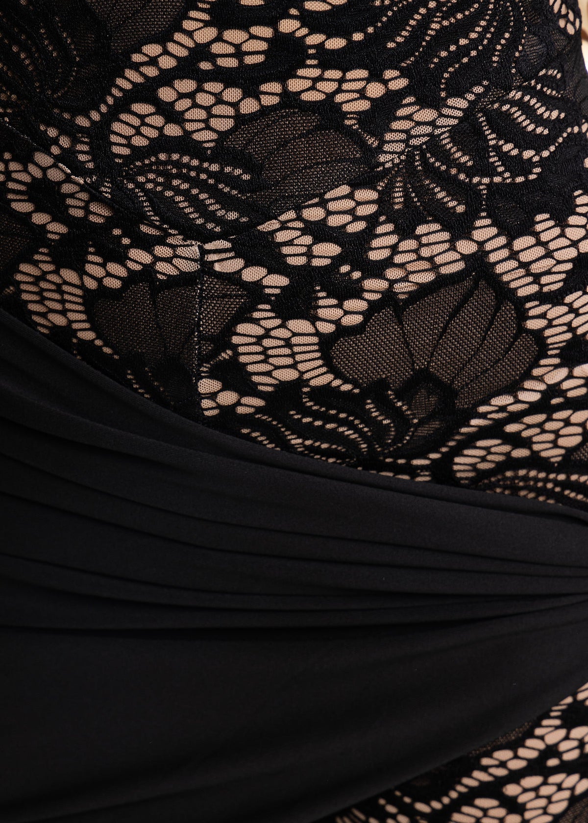 Illicit Affairs Lace Jumpsuit - Black