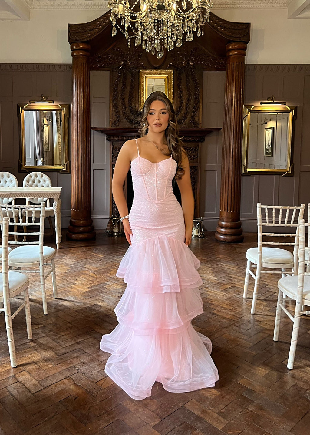 Infectious Energy Sequin Gown - Pink