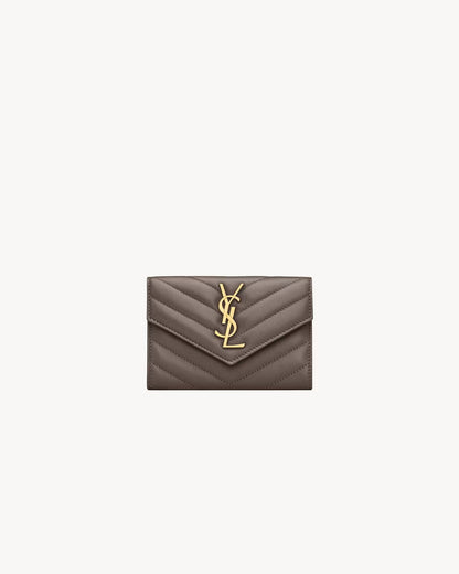 CASSANDRE FRAGMENTS FLAP CARD CASE IN LAMBSKIN