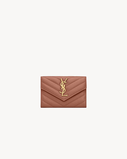 CASSANDRE FRAGMENTS FLAP CARD CASE IN LAMBSKIN