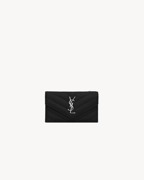 CASSANDRE FRAGMENTS FLAP CARD CASE IN LAMBSKIN