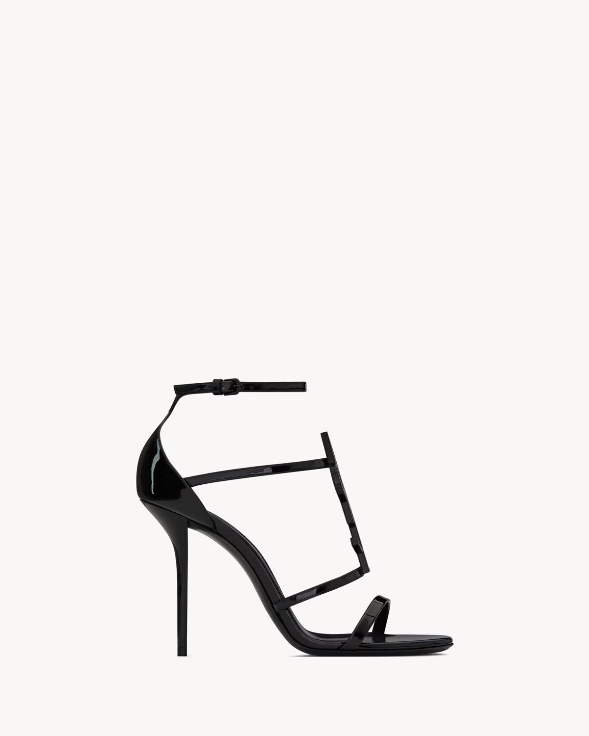High Quality Cassandra sandals in patent leather 10CM With Box