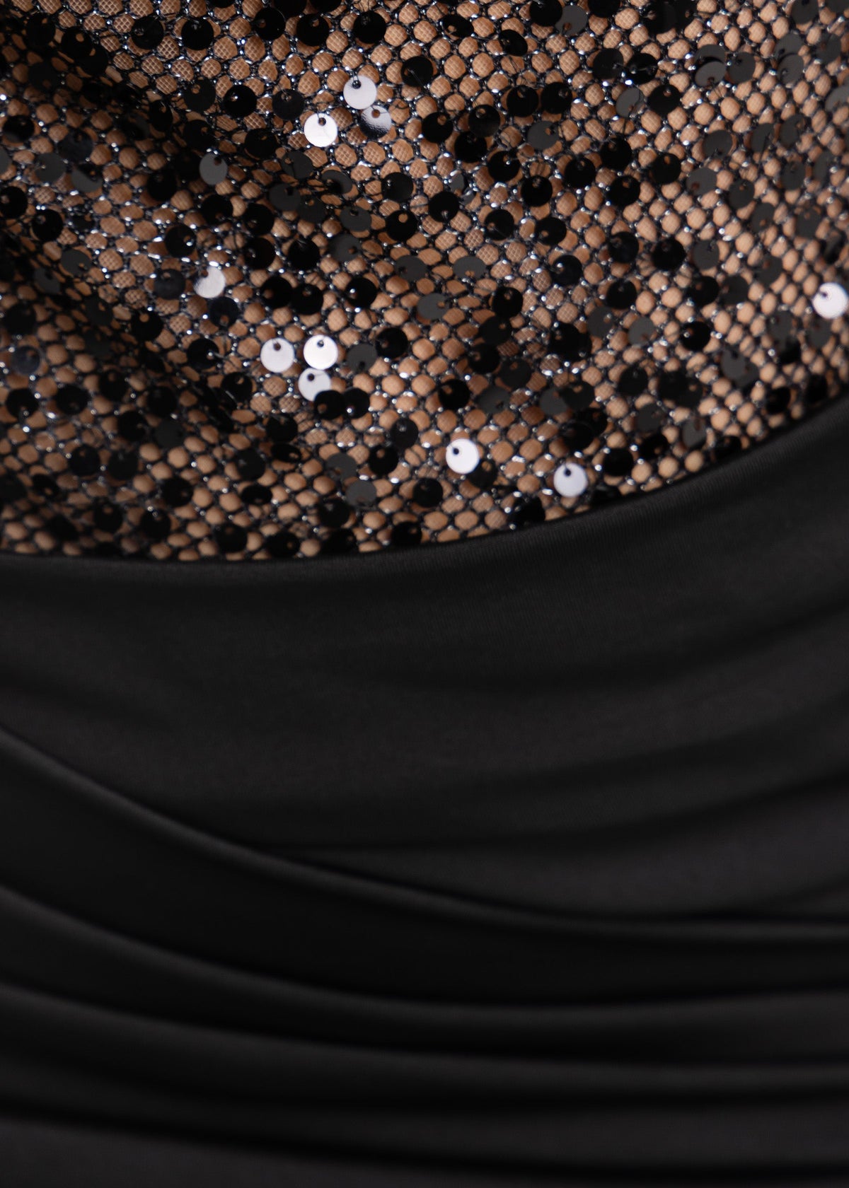 Never Guilty Sequin Mini Dress - Black