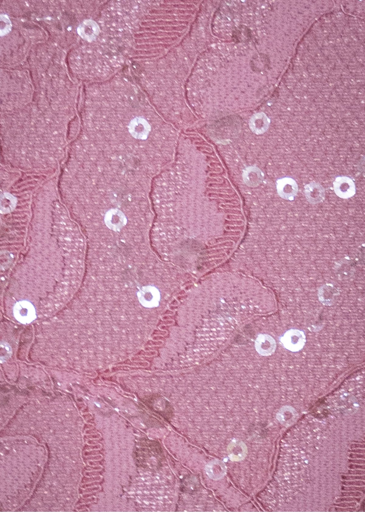 True Beauty Embellished Lace Mini Dress - Pink