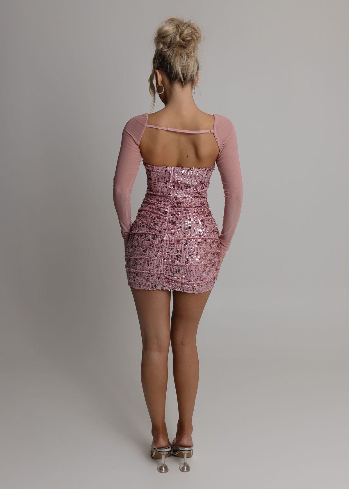 Wild Attraction Sequin Mini Dress - Pink