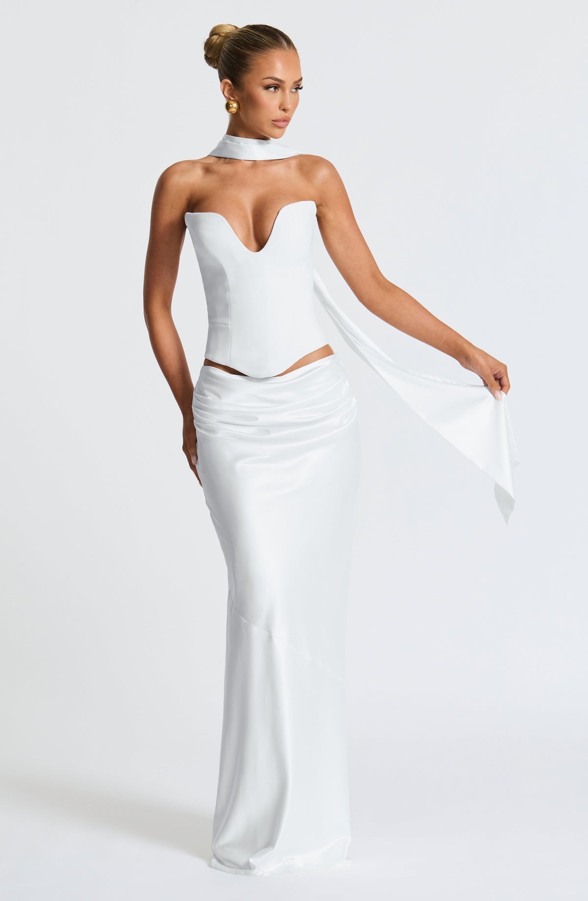 Bernadette Maxi Skirt - Ivory