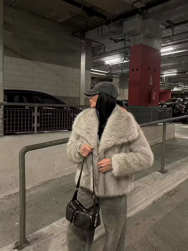 Khaki Luxury Fur