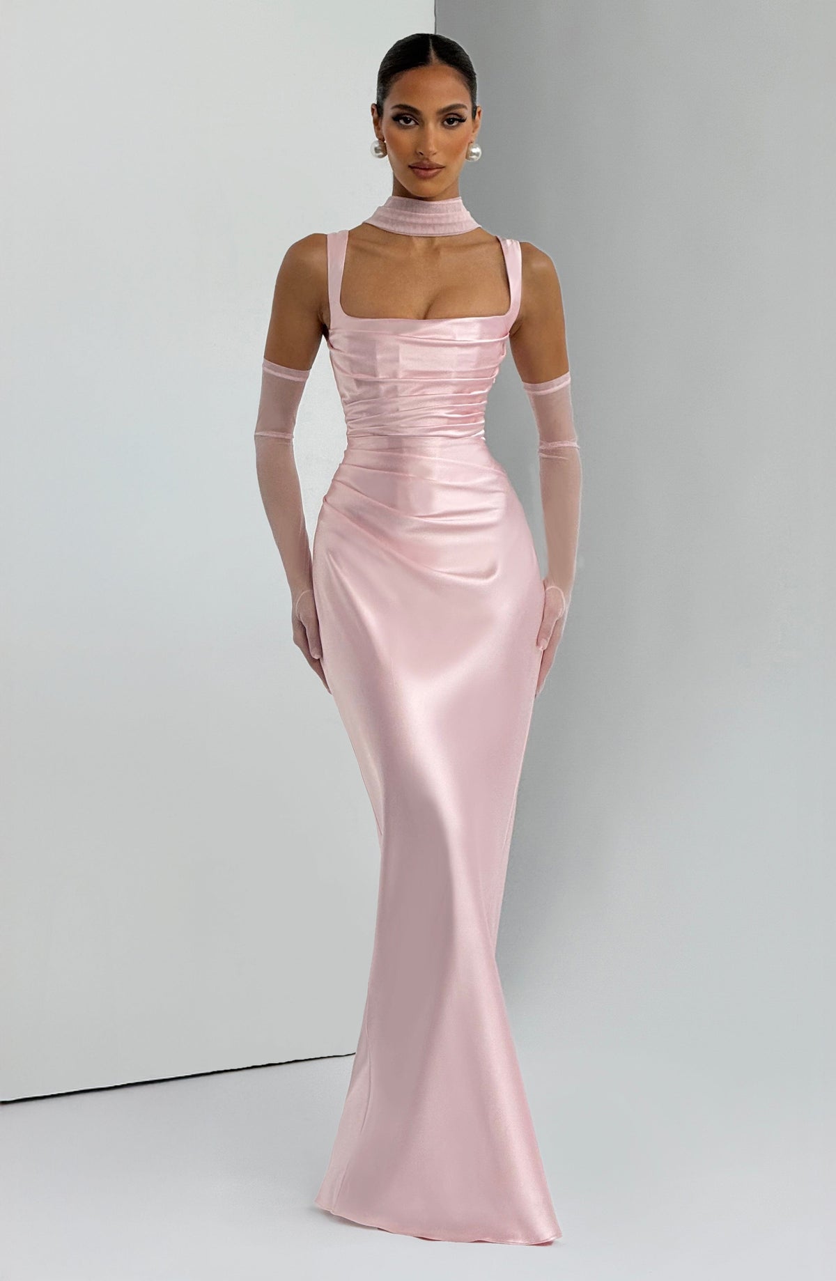 Calanthe Maxi Dress - Blush