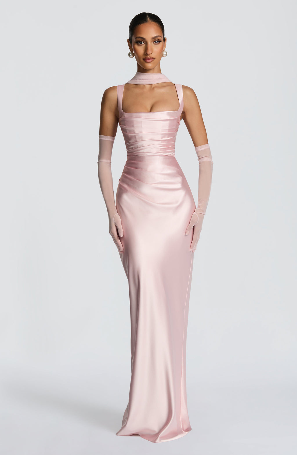 Calanthe Maxi Dress - Blush