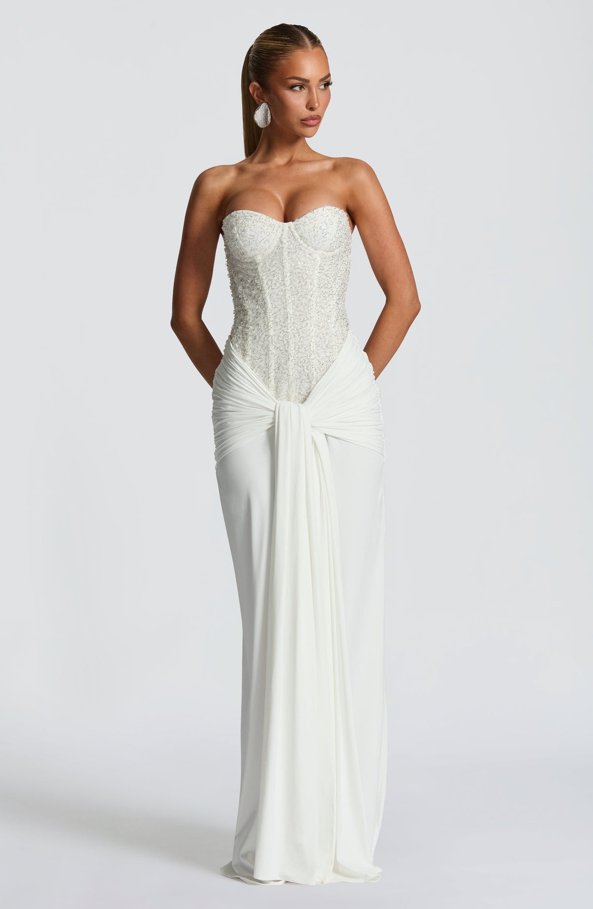 Carina Maxi Dress - Ivory