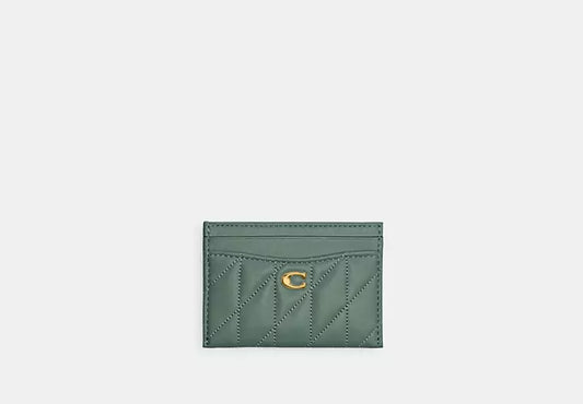 Essential Card Case With Pillow Quilting