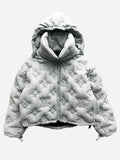 LV Grey Monogram Boyhood Puffer Jacket