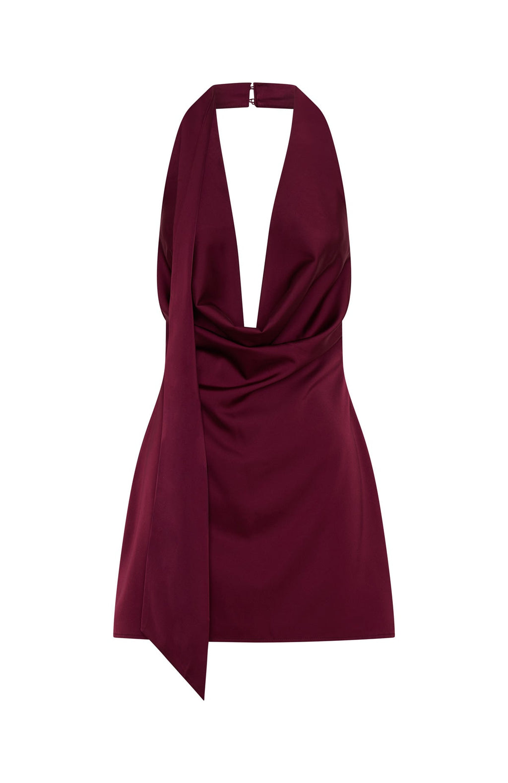 Party Never Stops Mini Dress Burgundy